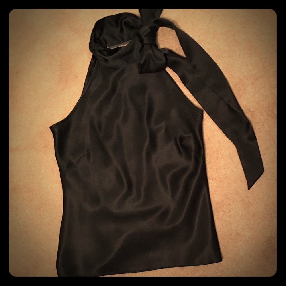 Women’s silk sleeveless dress top